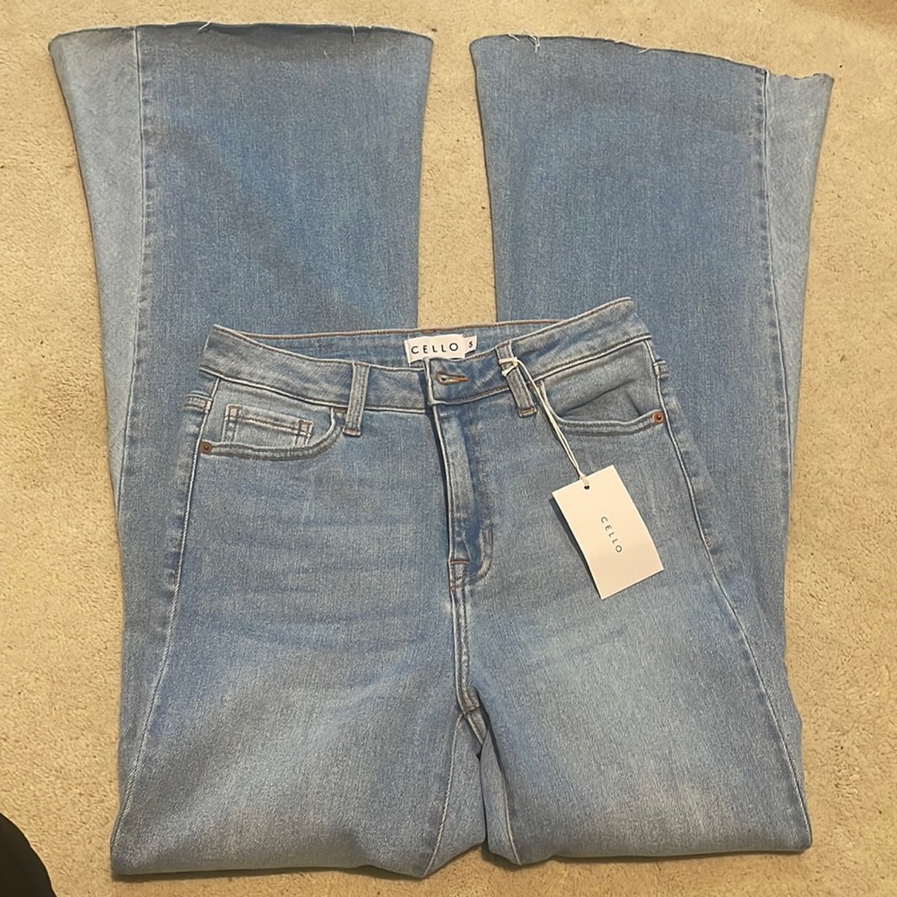 Cello high rise flare jeans